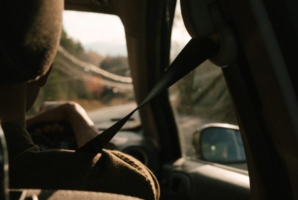 Driver on the highway
